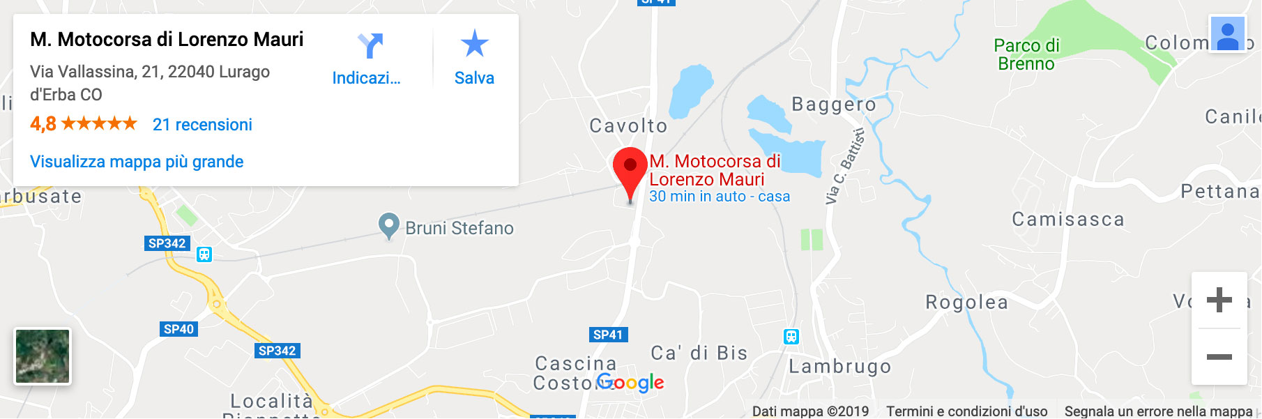 Visualizza M. Motocorsa su Google Maps